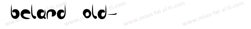 Abelard Bold字体转换